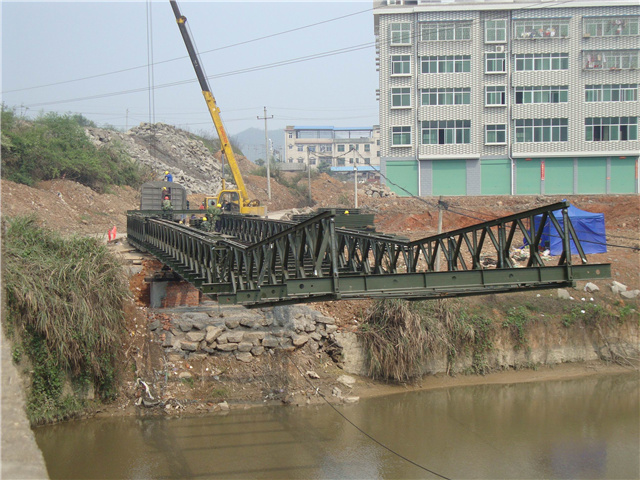 湖南順天建設集團郴州大道項目部鋼橋及鋼支撐